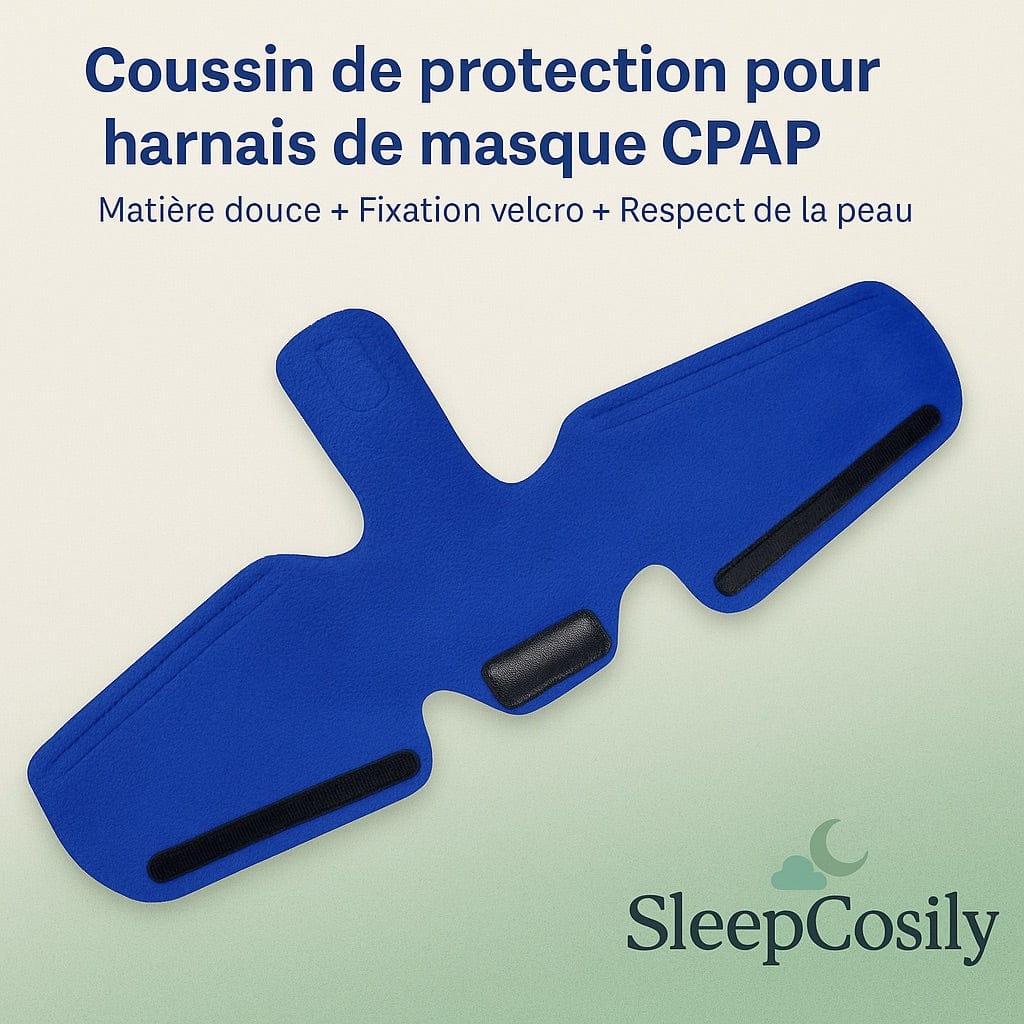 Coussin de Nuque CPAP – Confort Harnais & Zéro Marque | SleepCosily SleepCosily