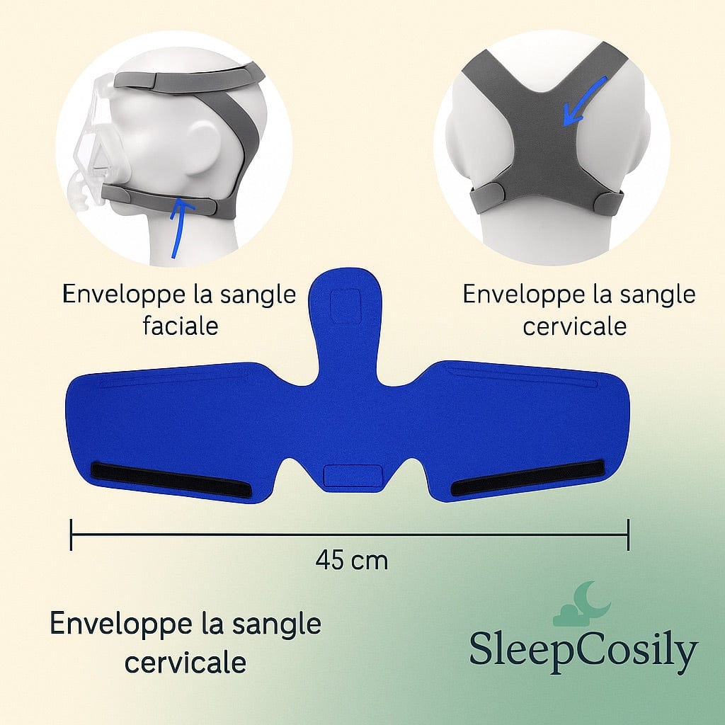 Coussin de Nuque CPAP – Confort Harnais & Zéro Marque | SleepCosily SleepCosily