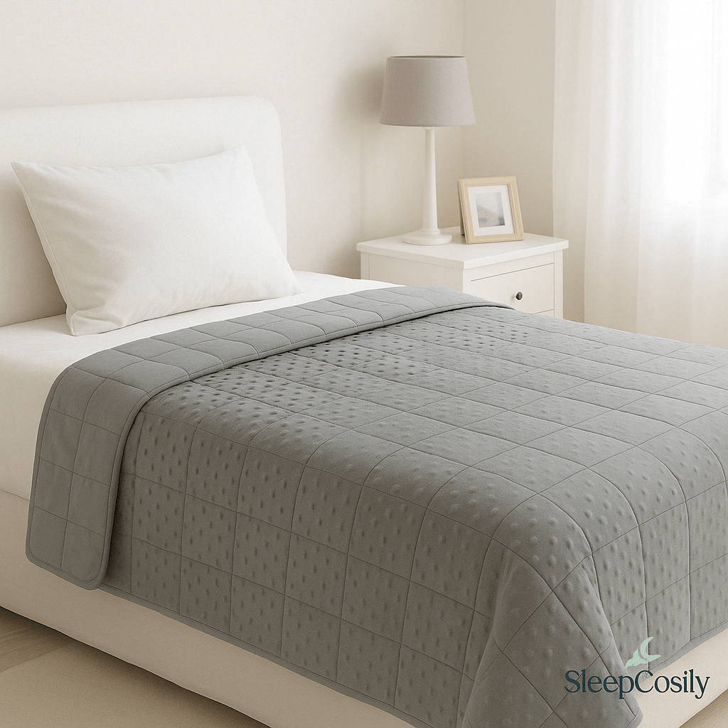 Couverture Lestée Enfant Double Face – Relaxation & Sommeil Réparateur | SleepCosily SleepCosily