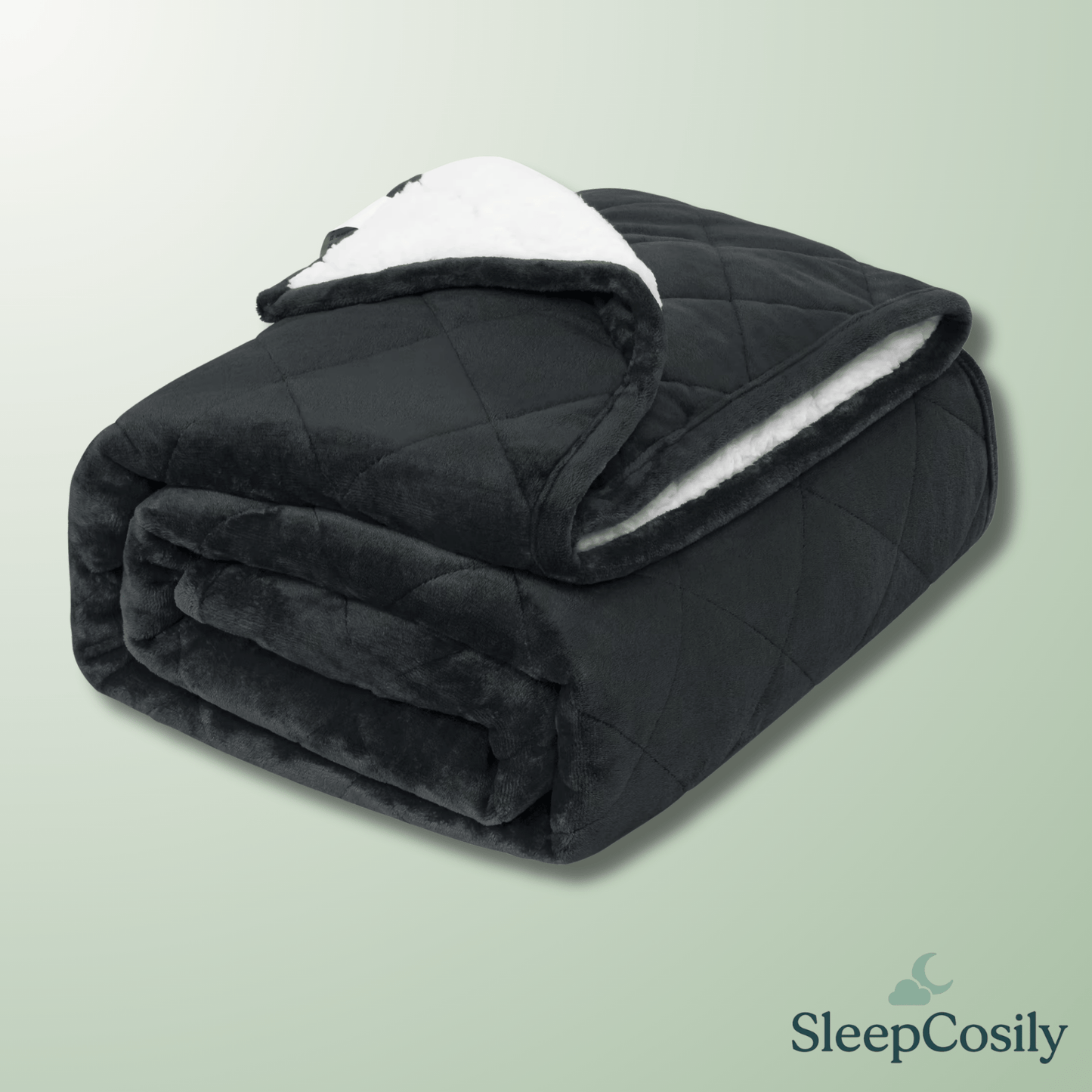 Couverture Lestée WOLTU – Anti-Stress Flanelle & Sherpa SleepCosily