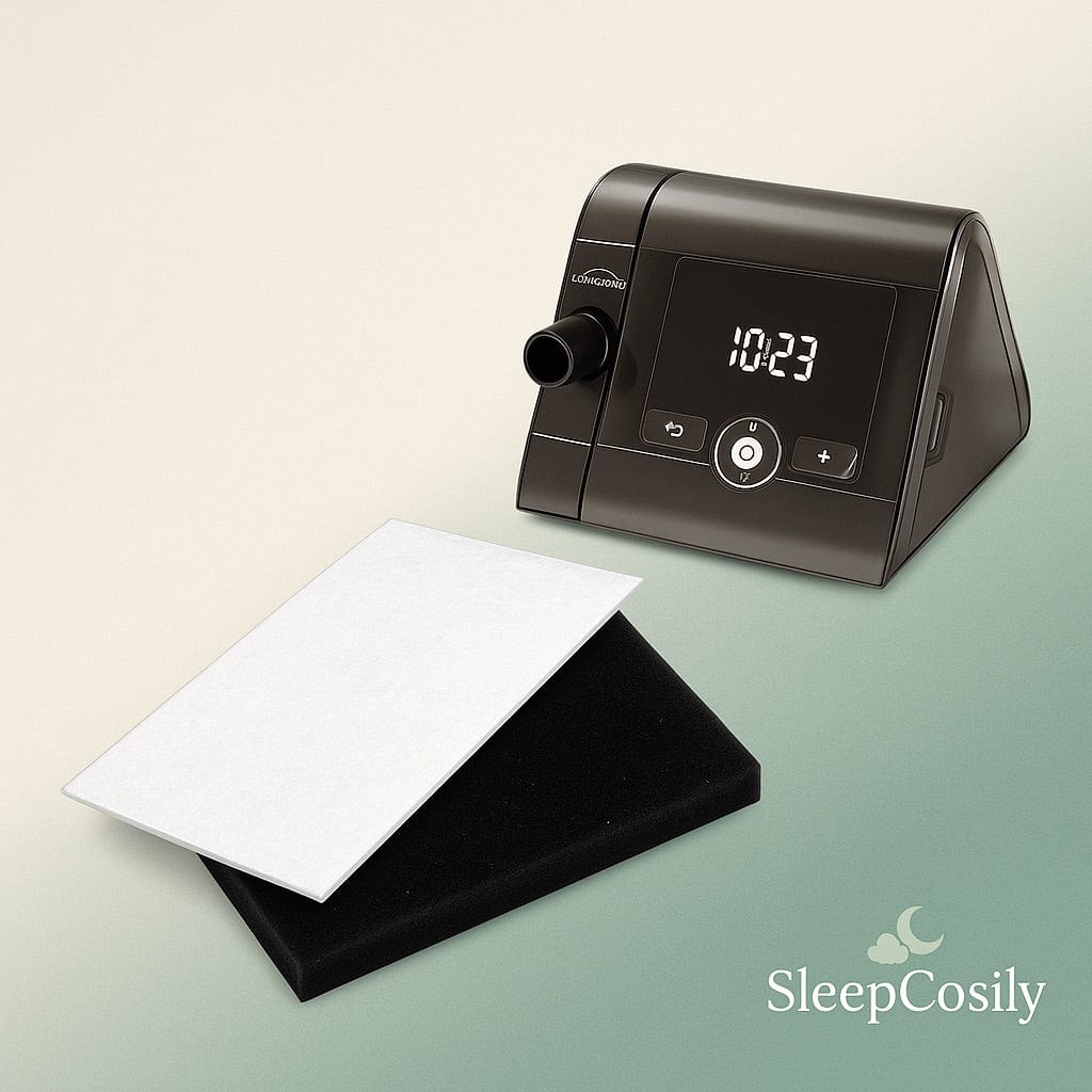 Kit Filtres CPAP Lowenstein Prisma – 10 Paires (Mousse & Ultra-Fins) | SleepCosily SleepCosily