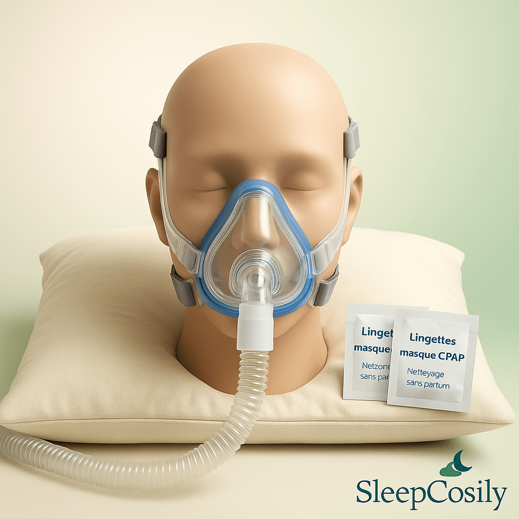 Lingettes Nettoyantes Sans Alcool pour Masques CPAP – Douceur & Hygiène Quotidienne | SleepCosily SleepCosily