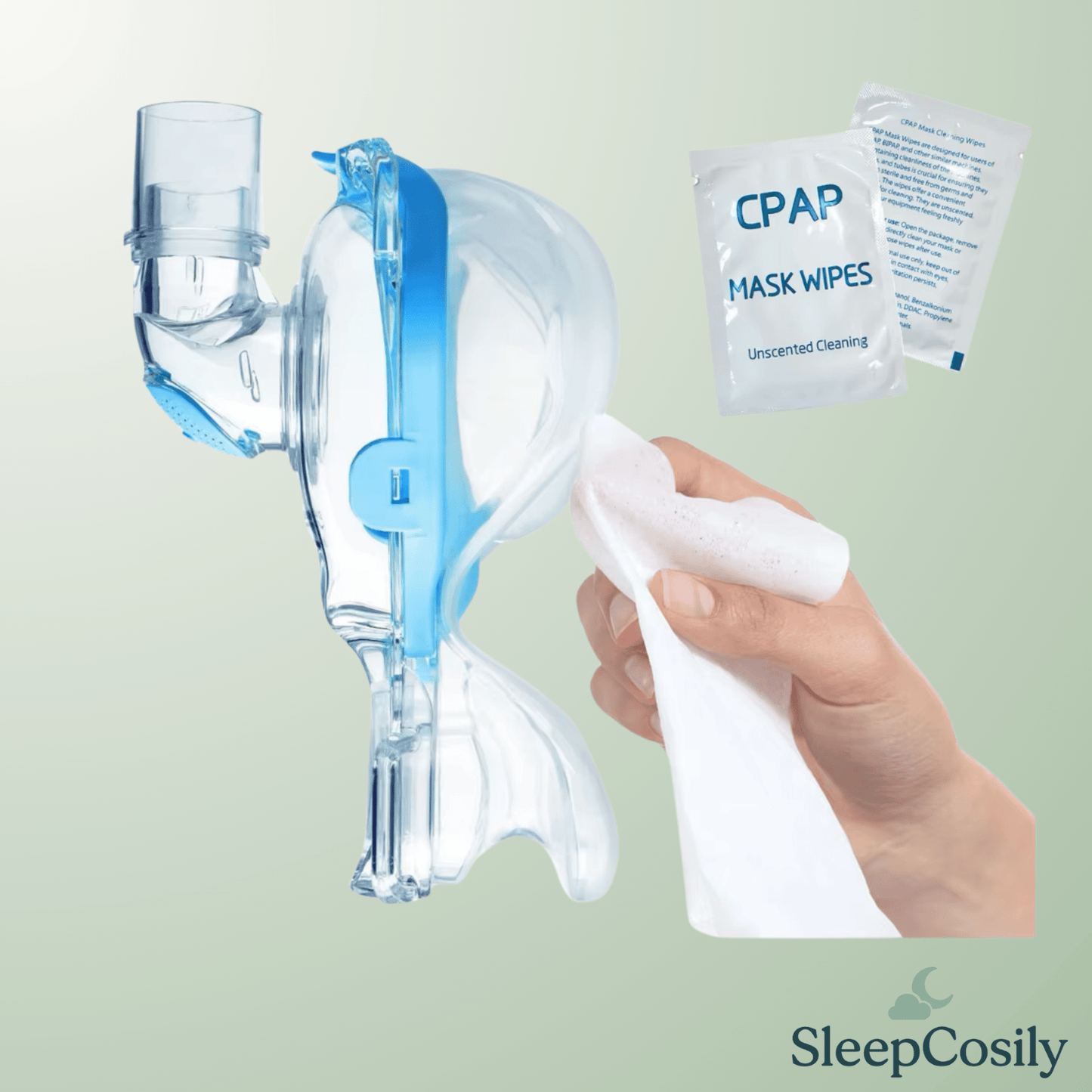 Lingettes Nettoyantes Sans Alcool pour Masques CPAP – Douceur & Hygiène Quotidienne | SleepCosily SleepCosily