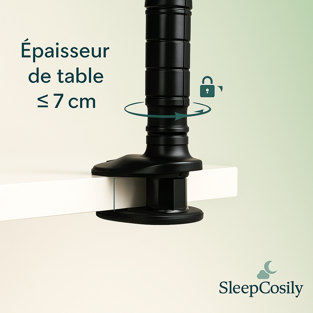Support Tuyau CPAP 360° – Confort Nocturne Sans Enchevêtrement | SleepCosily SleepCosily