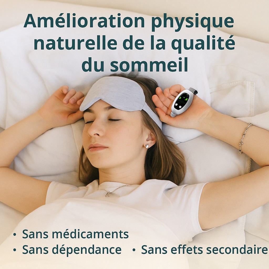 Appareil Anti-Insomnie à Micro-Courant – Sommeil Rapide & Apaisé | SleepCosily SleepCosily