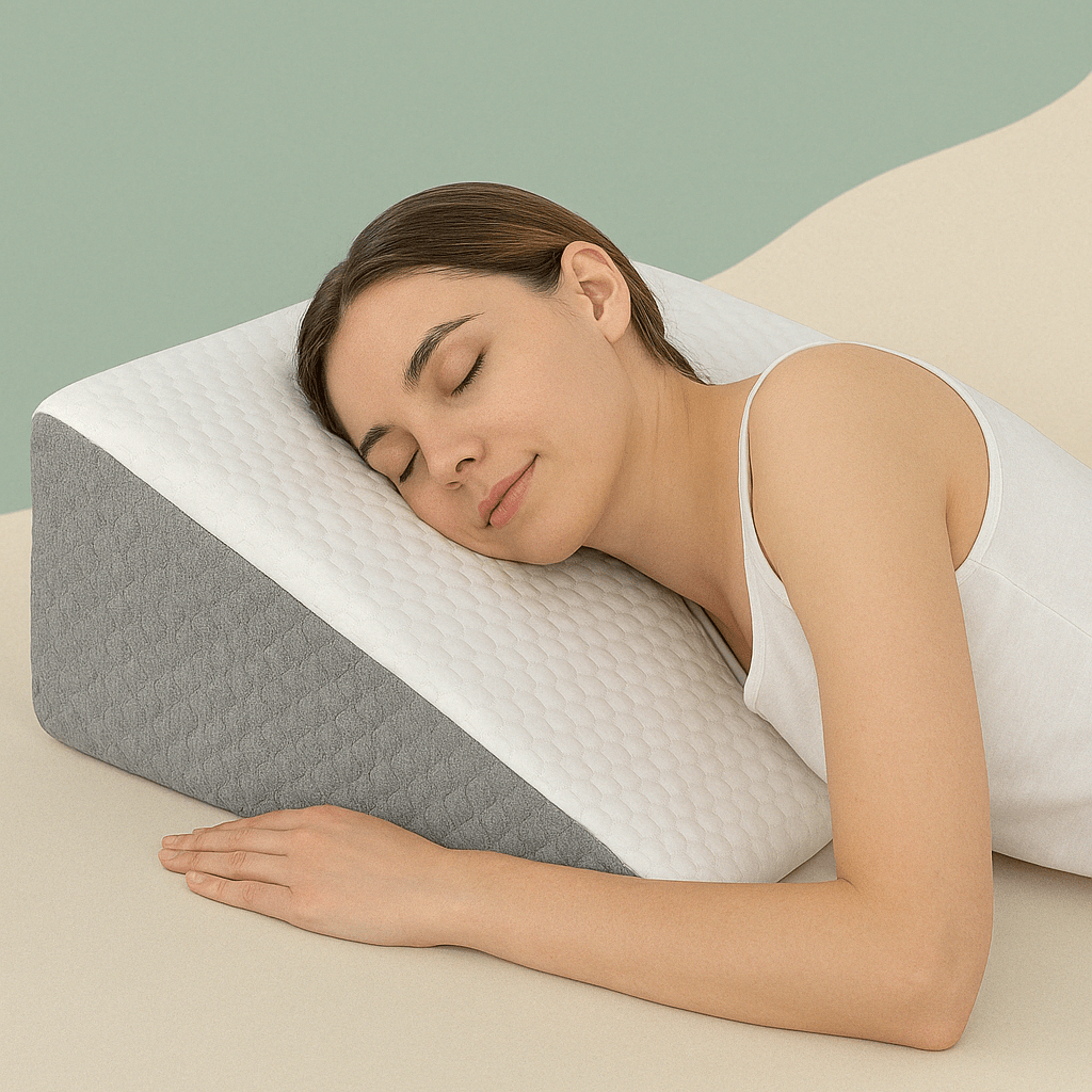 Coussin de positionnement triangulaire mémoire de forme | SleepCosily SleepCosily