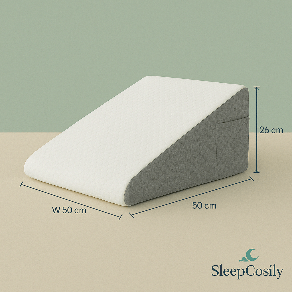 Coussin de positionnement triangulaire mémoire de forme | SleepCosily SleepCosily