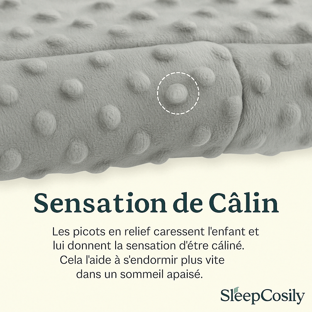 Couverture Lestée Enfant Double Face – Relaxation & Sommeil Réparateur | SleepCosily SleepCosily