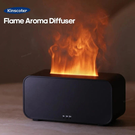 Diffuseur Flamme LED – Humidificateur & Arôme Relaxant | SleepCosily SleepCosily