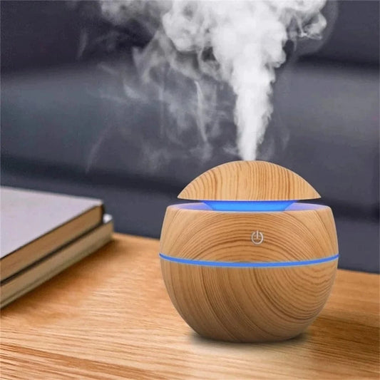 Diffuseur Ultrasonique Bois – Humidificateur & Arôme Zen | SleepCosily SleepCosily