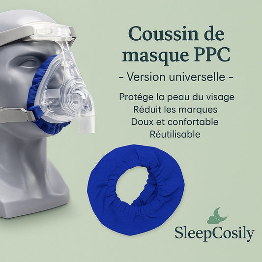 Doublures Coton Réutilisables pour Masque Facial CPAP – 1 à 10 pcs | SleepCosily SleepCosily