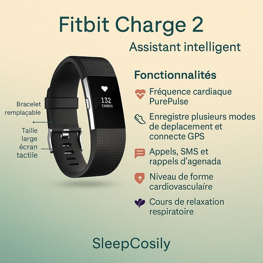 Fitbit Charge 2 – Montre connecté & Suivi Sommeil | SleepCosily SleepCosily