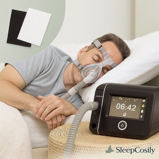 Kit Filtres CPAP Lowenstein Prisma – 10 Paires (Mousse & Ultra-Fins) | SleepCosily SleepCosily