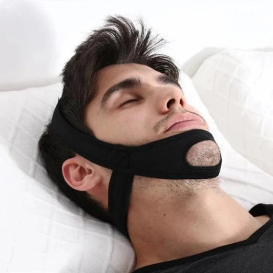 Mentonnière Anti-Ronflement – Confort & Ajustable | SleepCosily SleepCosily