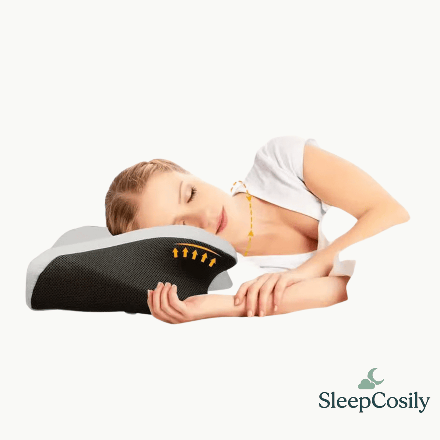 Oreiller Cervical Papillon à Mémoire de Forme – Alignement & Sommeil Réparateur SleepCosily
