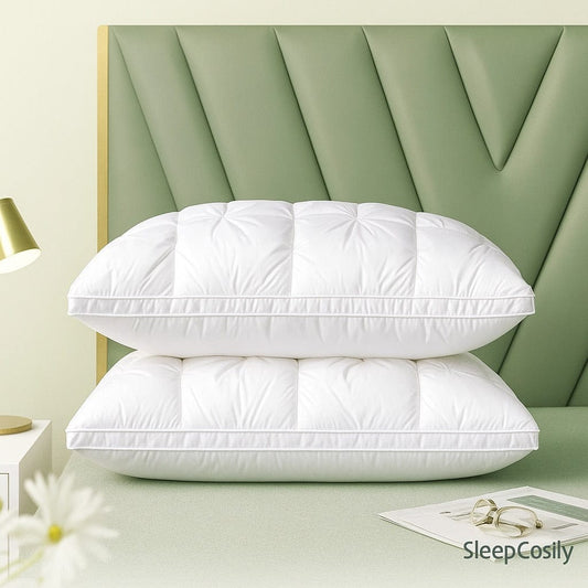 Oreillers Hôtel 5★ – Mousse 3D Douceur & Support | SleepCosily SleepCosily